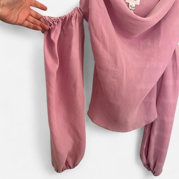 R.G Kane soft petal pink mauve mindy convertible sleeve/ sleeveless girly - Picture 7 of 7